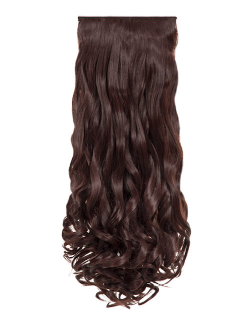 Eight Pieces Curly Clip in Extension Heat Resistant Hair Extensions Synthetic Hair