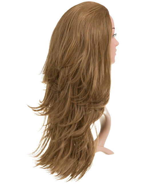 Angelina Reversible Synthetic Half Head Wig