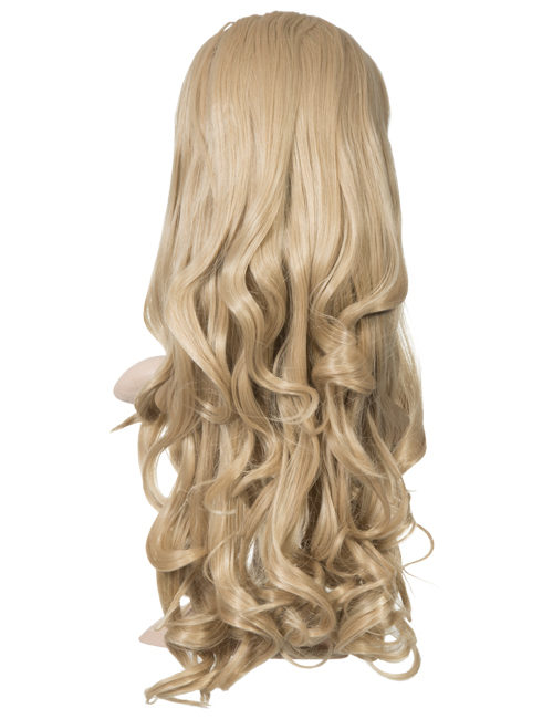 Eva Loose Curl Synthetic half head wig - G1253 - Caramel Blonde 18/24