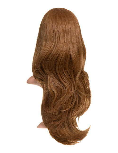 Chloe Long natural wavy synthetic half head wig