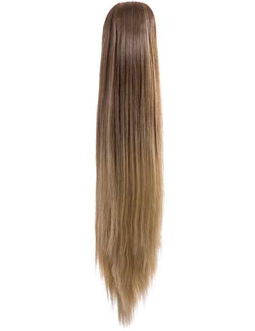 Dip Dye Straight Claw clip Ponytail