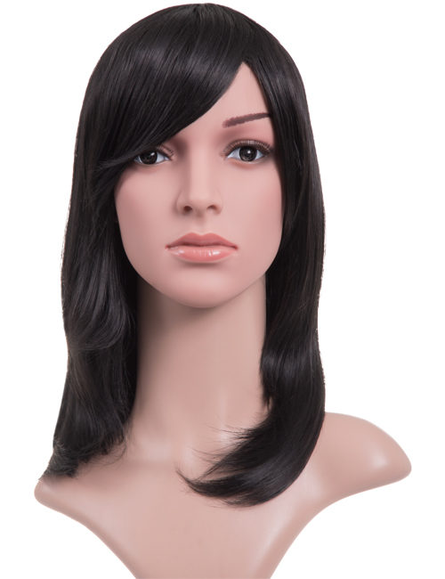 Alice - Medium length Straight Layer cut full head wig