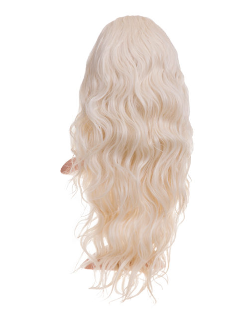 Grace Beach wave Synthetic Half head wig - G1078 - Bleach Blonde 60